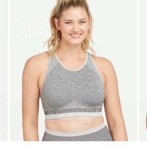 Spanx Seamless Sculpt Medium Impact Sports Bra large new without tags